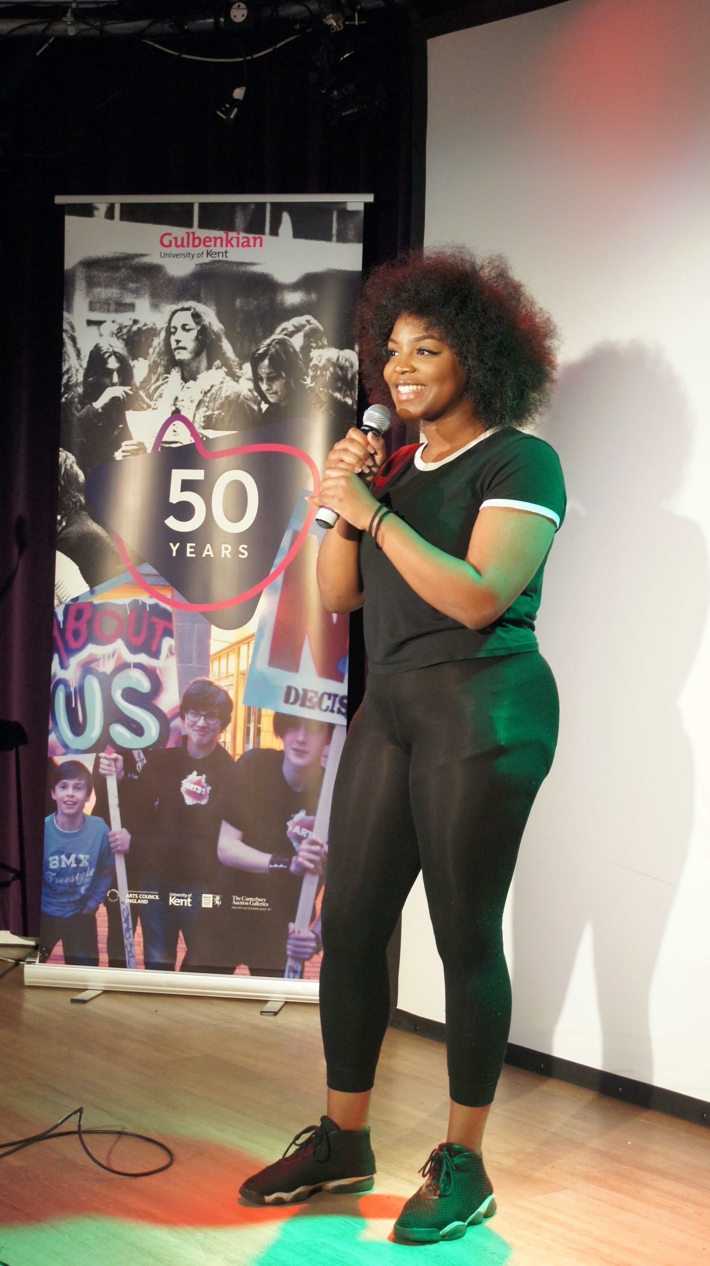 Drama grad Taylor Sonko - Garvey performs at Gulbenkian 50th anniversary celebrations